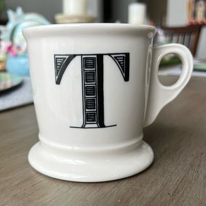 Anthro Monogram Mug “T”